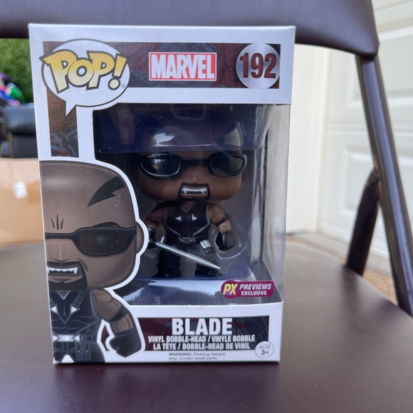 Funko Pop Vinyl Figure Marvel Blade 192 as seen online for $40! - Picture 1 of 3